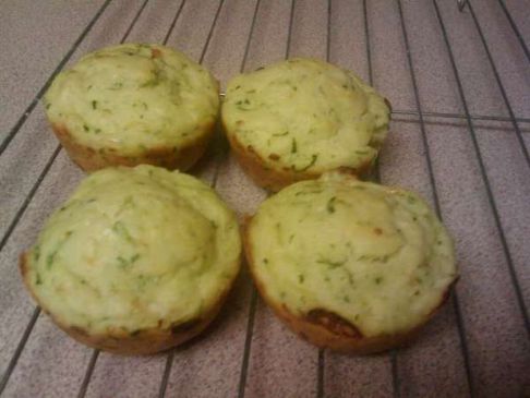Zucchini Feta Muffins