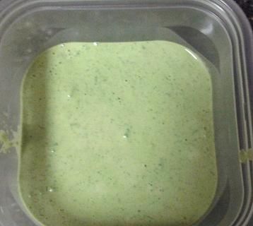 Green Goddess Garlic Dressing-Vegan