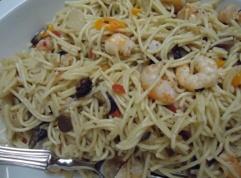 Shrimp Spaghetti w/Garlic and Lime