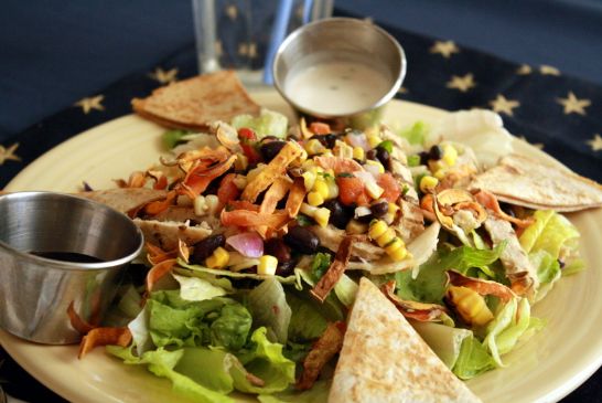 Quesadilla Explosion Salad: SparkRecipes Un-Chained Recipe Contest Finalist