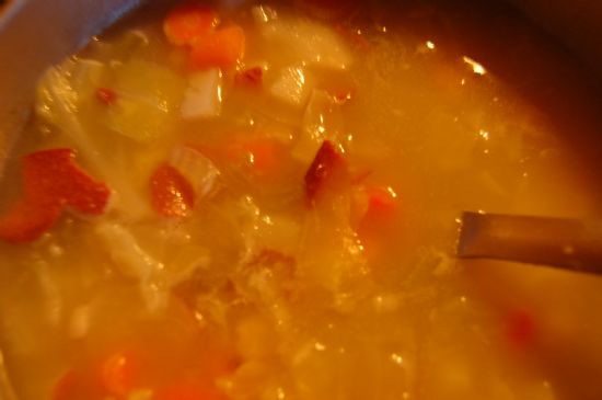 Cabbage soup Polish home style