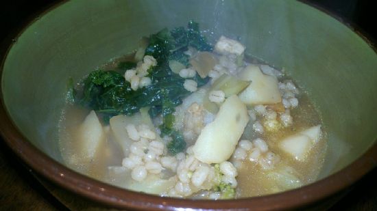Asian Inspired Vegetable Barley Soup