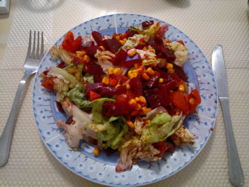 Spring salad of Veronika