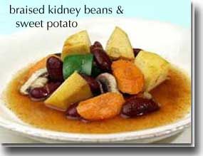Braised Beans And Sweet Potato Stew