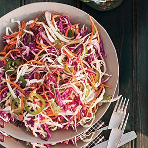 Sweet and Spicy Lime Slaw