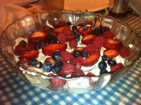 Homemade Happy Fourth Trifle