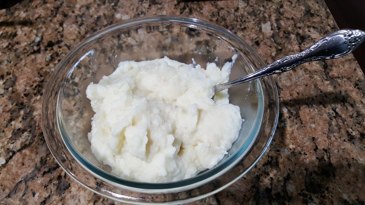 Mashed Cauliflower - Butter Only Added