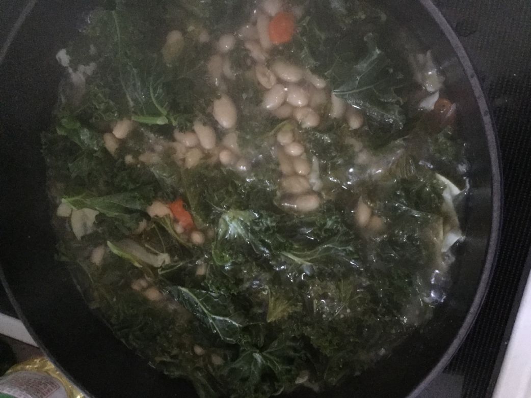 Green salsa beans and vegs