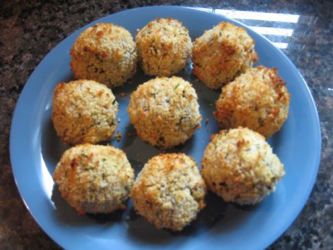 Baked Crab and Asparagus Rice Balls