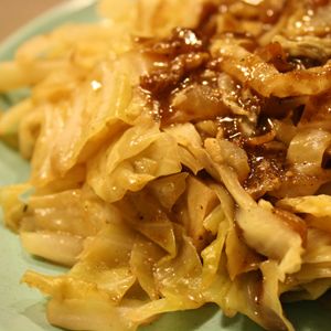 Beer Braised Cabbage