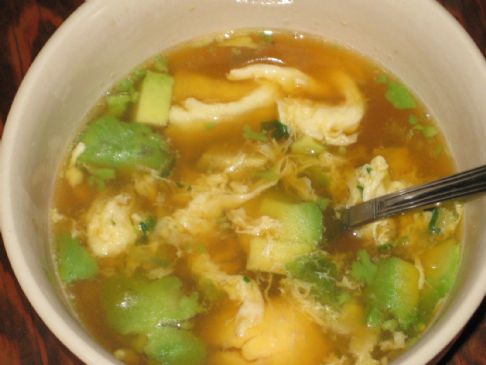 Cindy's Delicious Egg Drop Soup