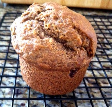 Low-Fat, Low-Sugar, lactose Free Bannana Raisin Muffins