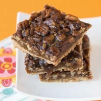 Vegan Caramel Pecan Bars