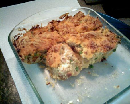 Tuna Melt Bread Pudding