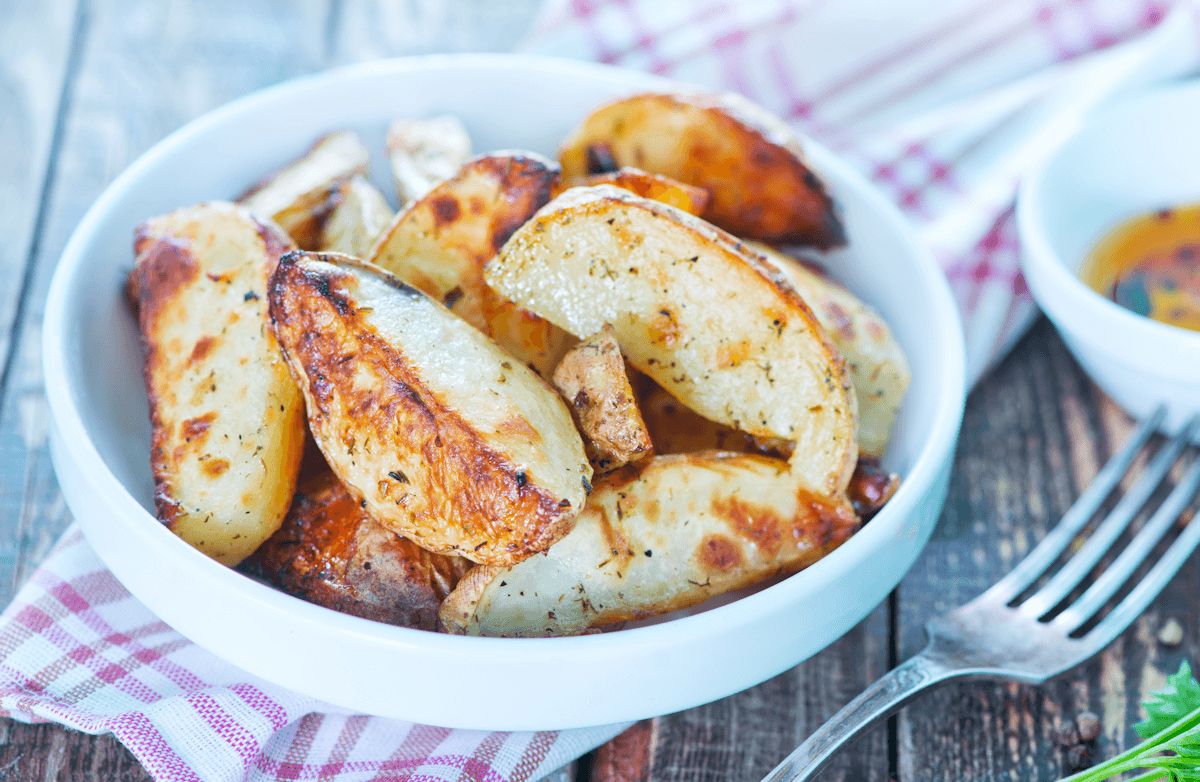 Crisp Garlic Oven Fries