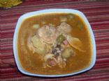 Asopao Boricua (chicken soup)