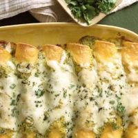 Mild Green Chile and Creamy Chicken Enchiladas