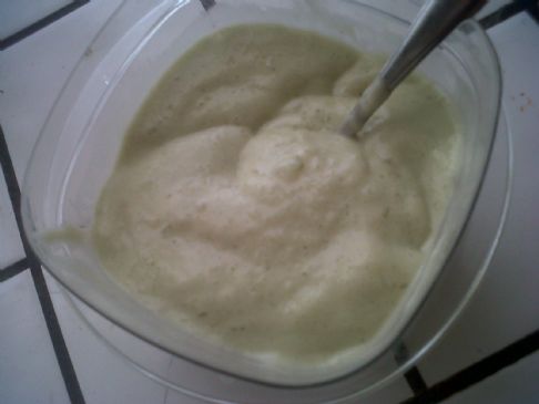 Avocado Key Lime Ice Cream