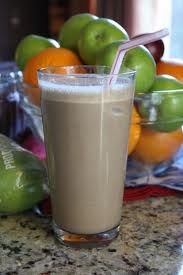 Arai Protein shake made with Almond milk