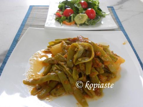 Greek Green Beans and Potatoes