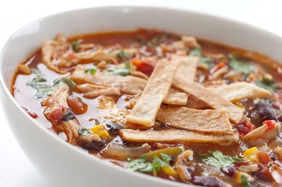 Spicy Chicken Tortilla Soup