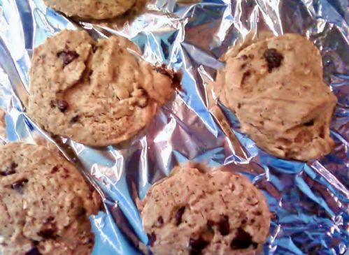 Oat meal Chocolate Chip Flax Seed Cookies