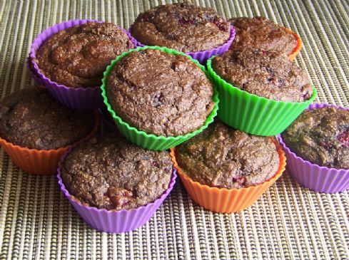 Kev's Choc Raspberry Bran Muffins