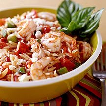 Greek Shrimp with Orzo (Weight Watchers)