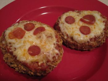 Mini Eggplant Pizzas