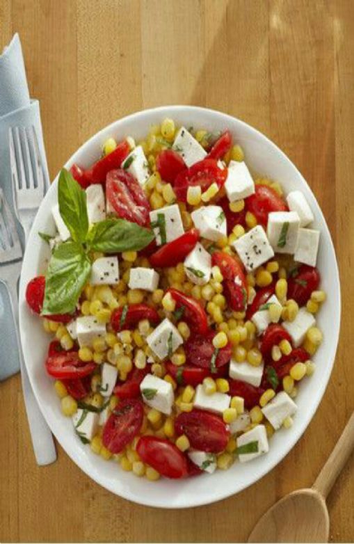Summer Corn, Tomato, and Mozzarella Salad