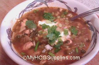 HCG Safe Tortilla Soup