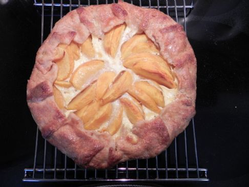 Almond Custard Peach Galette