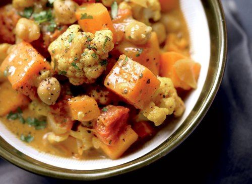 Curry with Cauliflower and Butternut Squash Stir Fry Recipe