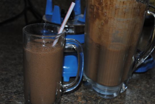 Bean / green chocolate smoothie