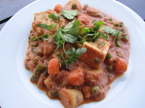 Navratan Korma with Tofu