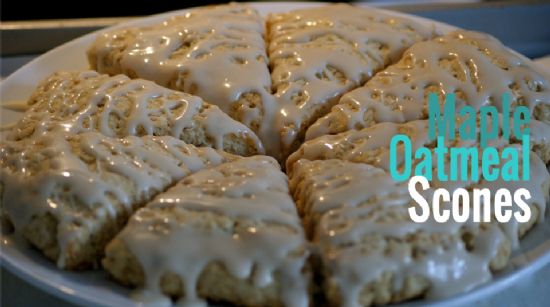 Maple Oatmeal Scones