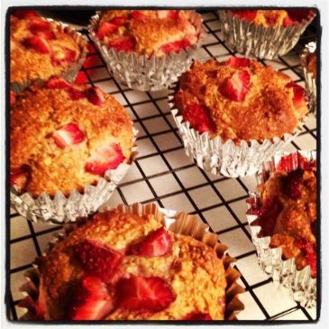 Strawberry Shortcake Muffins