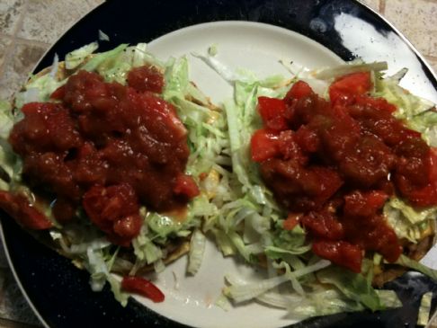 Bean and Cheese Chalupas with Avocado