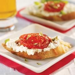 Ricotta and Roasted Tomato Crostini