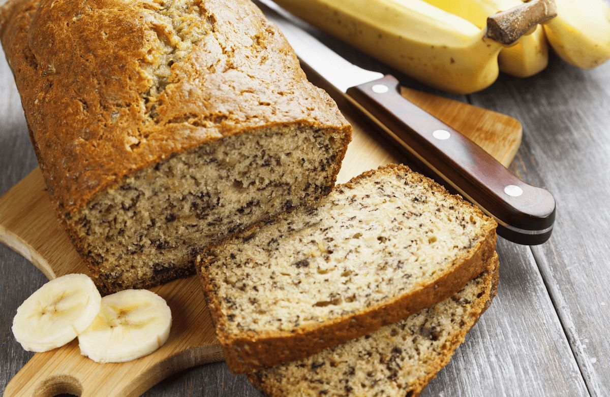 Greek Yogurt and Applesauce Banana Bread