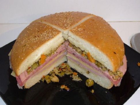 Muffaletta Sandwich New Orleans Style