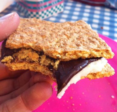 S'Mores for One (vegetarian)