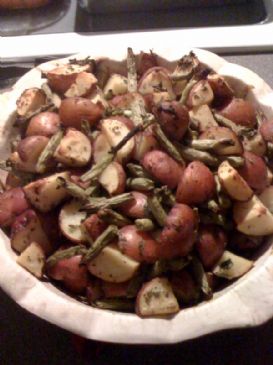 Roasted Herb Potato Wedges