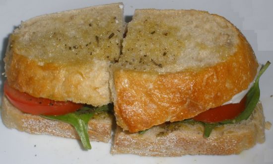 Caprese Sandwich on Sourdough