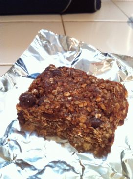No-bake oatmeal almond butter protein bars