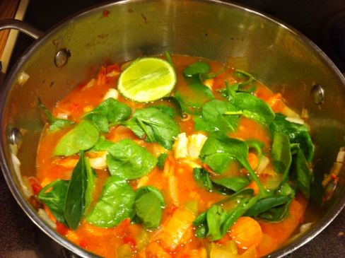 Spicy Halibut Stew