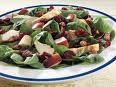 Apple Spinach and Blueberry Salad with Balsamic Vinaigrette