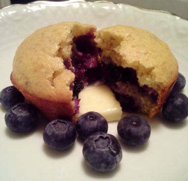 Hearty Breakfast Blueberry Muffins