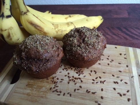 Vegan Banana Nutella Muffins