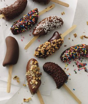 Vegan Choco-Peanutbutter Banana Pops